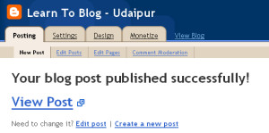 Learnt to Blog