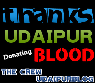 Thanks Udaipur for Donating Blood