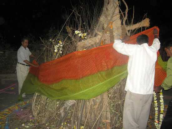 Holika Dehen Rituals being performed