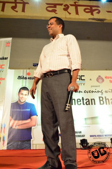 Chetan Bhagat in Udaipur