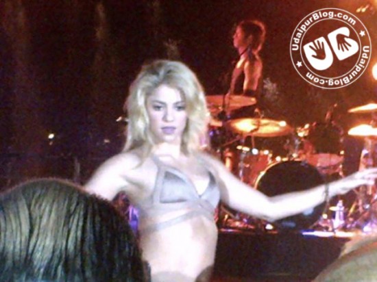 Shakira Performing in Udaipur