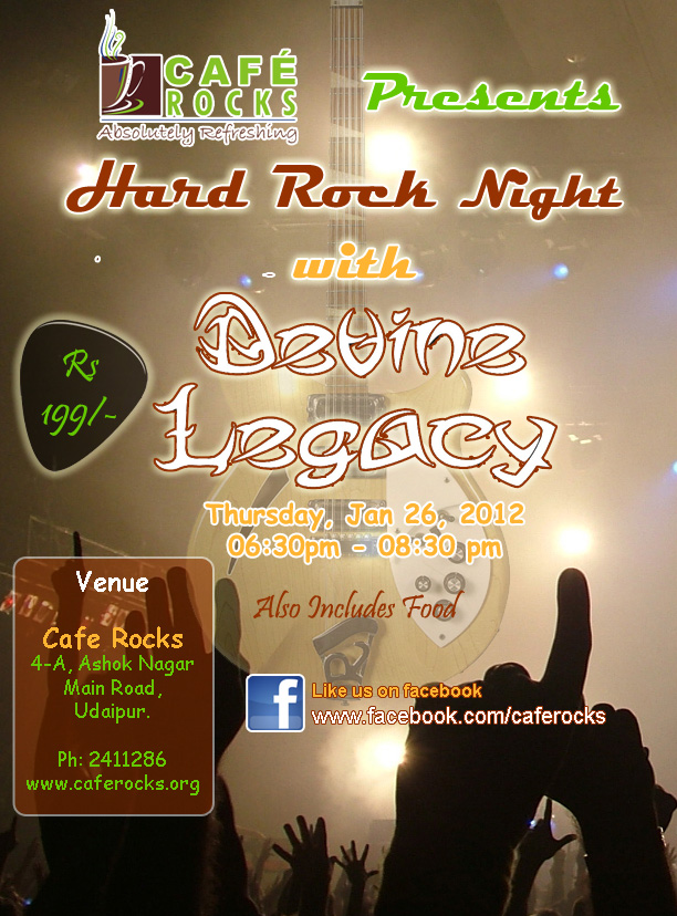 Hard Rock Night with Cafe Rocks and Devine Legacy Hard Rock Night with Cafe Rocks and Devine Legacy