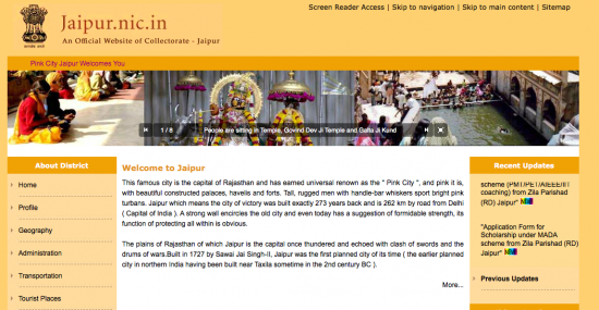 Jaipur City Website