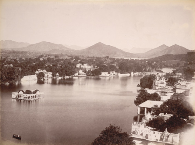 Lake view from the Palace, [Udaipur]