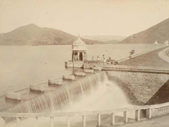 Overflow of the Fatehsager Lake, Udaipur
