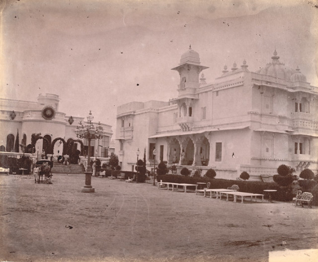 Shambhu Niwas Palace at Udaipur in Rajasthan,