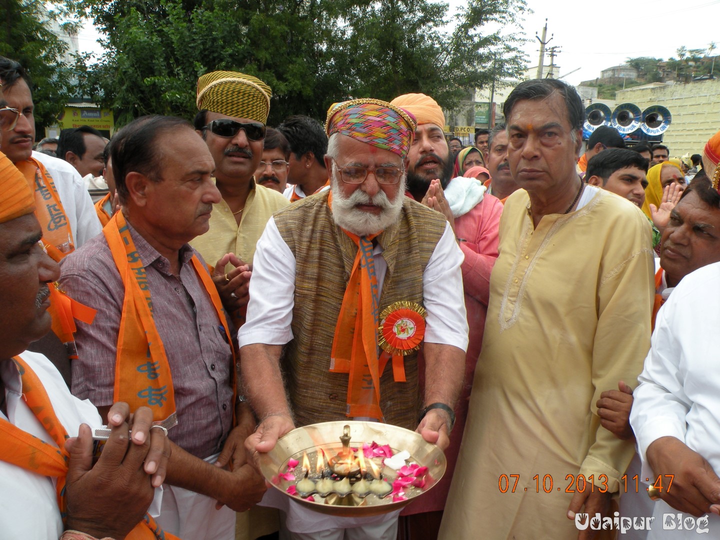 Tej Singh Bansi at Jagannath Dham Sector 7 Udaipur