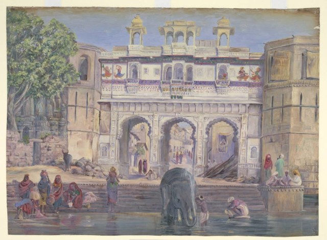 Gangaur Ghat painting in Udaipur