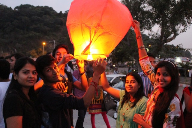 Diwali Celebrations - Sky Full of Lighters