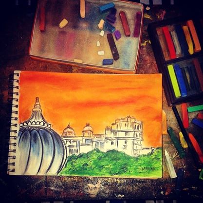 My Love for Udaipur in Paintings ~ Kashish Seth