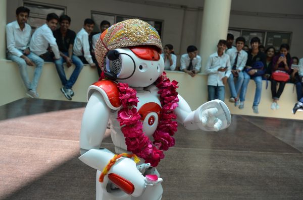 NAO robot in Techno India NJR