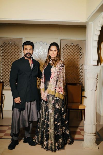 Ram Charan and Family at Niharika Konidela Wedding