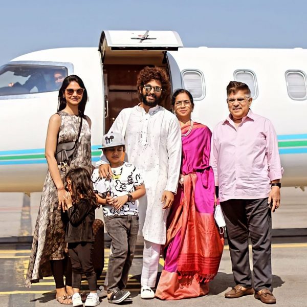 Allu arjun family in udaipur