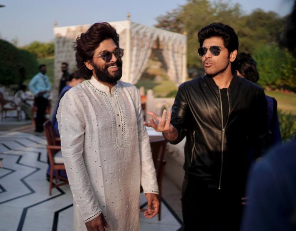 Allu Arjun and Ram Charan in Udaipur