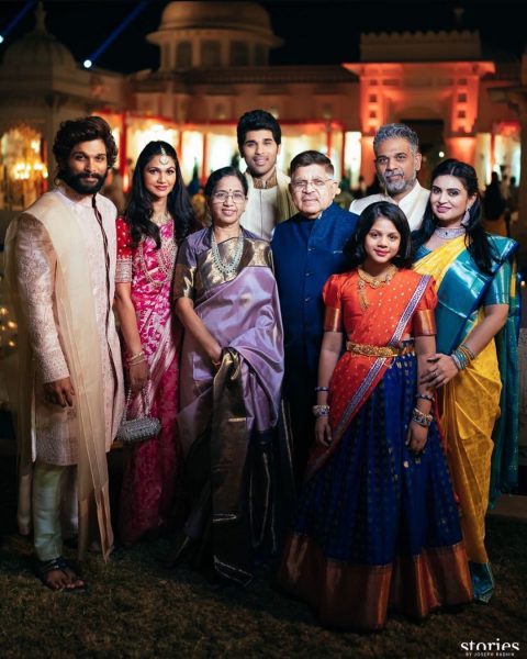 Allu Arjun family at Niharika Konidela Wedding