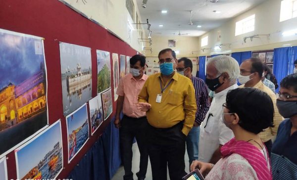 Exhibition for Rajasthan Diwas in Suchana Kendra Auditorium, Udaipur