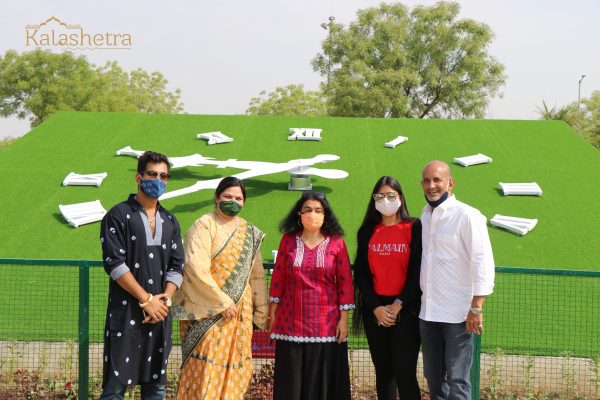 1000 sq. ft. Floral Clock at Maharana Pratap Airport