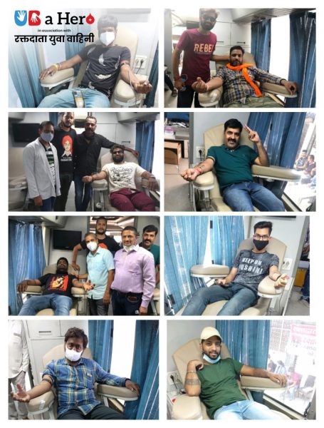 biggest blood donation drive in Udaipur by rakt data yuva vahini