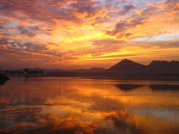 Fateh sagar sunset