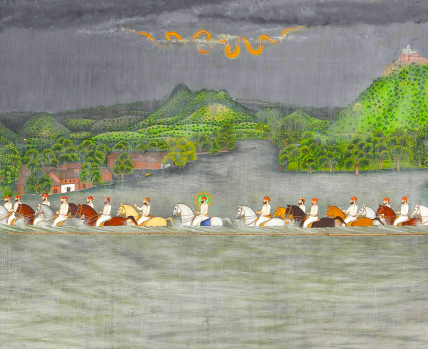 maharana fateh singh ji going for hunt